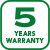 5 years warranty on all of our Trolleys